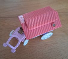 Polly Pocket 1995 Circus Wagon on the go. Nur Dose