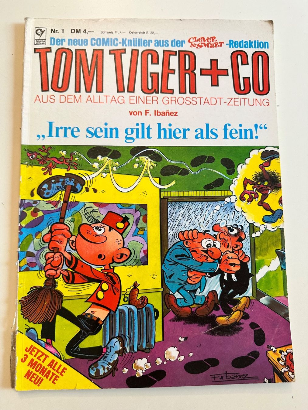 Fumetti: TOM TIGER + CO BAND 1 - CLEVER & SMART REDAKTION – Usato da Münsingen venduto da Ganjam