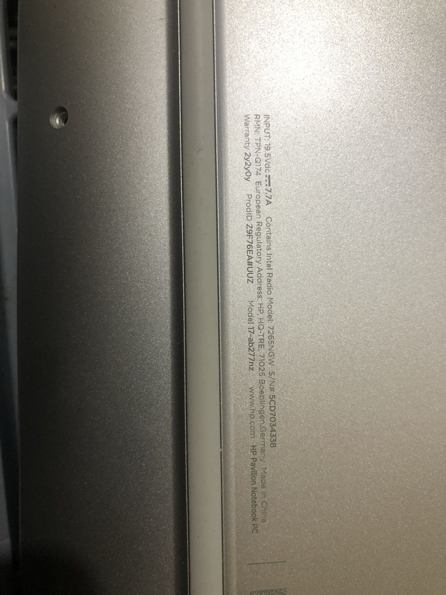 Hewlett Packard Notebook:  HP Pavilion i7 defekt  – Difettoso da Biel-Bienne venduto da alos07 4