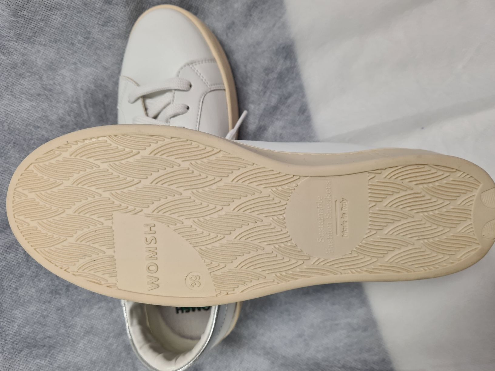 Damenschuhe: WOMSH SNEAKER WEISS/ROSA GR.39 – Gebraucht aus Adlikon von jahr01 5