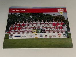 Seltene VfB Stuttgart Mannschaftskarte – Saison 2013/2014