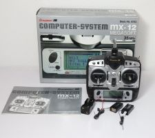 Graupner JR mx-12 35MHz Sender & 2 Empfänger