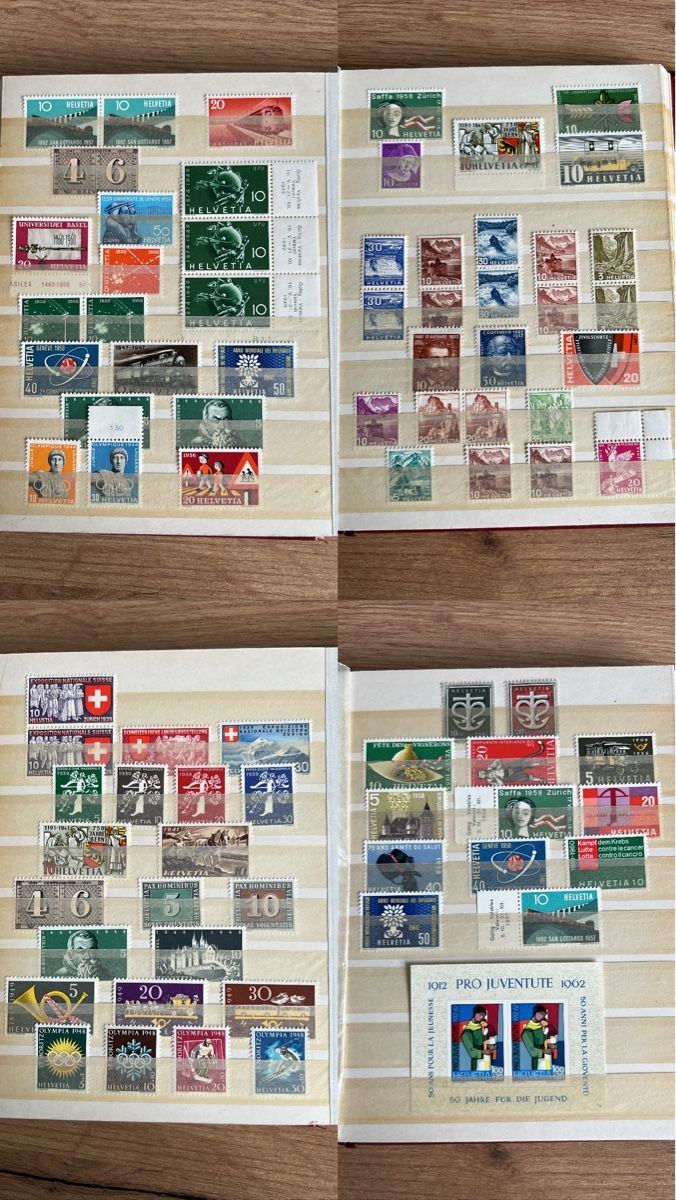 Tutti i francobolli: Album Schweiz postfrisch – Usato da Braunau venduto da Desil2511 7