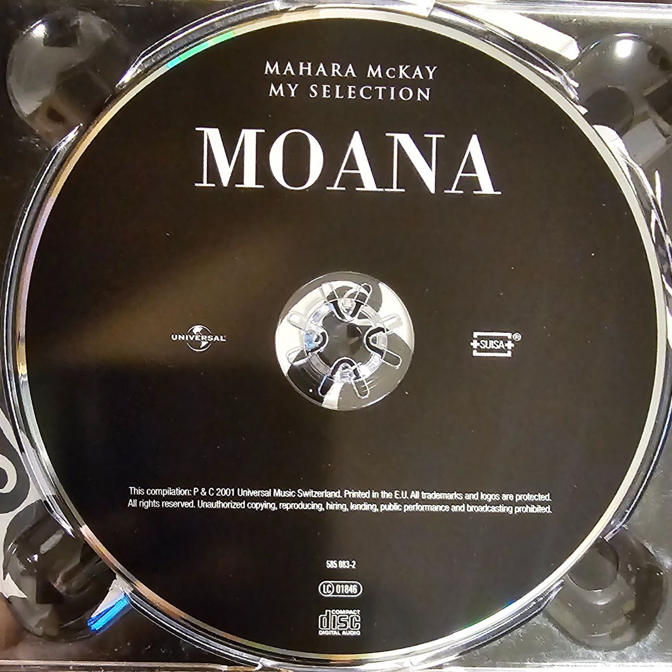 CD: Mahara Mc Kay – Moana - My Selection – Usato da Wahlen b. Laufen venduto da Cg10 1