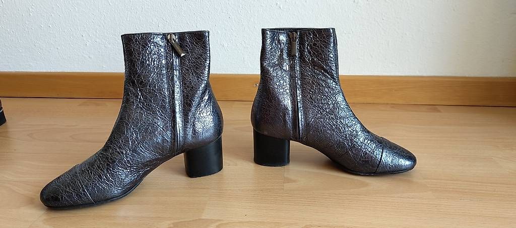 Scarpe da donna: Elegante graue Stiefeletten Grösse 36 – Nuovo (secondo la descrizione) da Urtenen-Schönbühl venduto da phu_tpt8 2