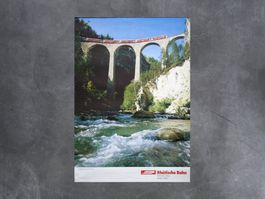 Plakat «Rhätische Bahn» Jahr ca. 1986