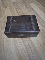 Antike Holzschatulle Holzkassette