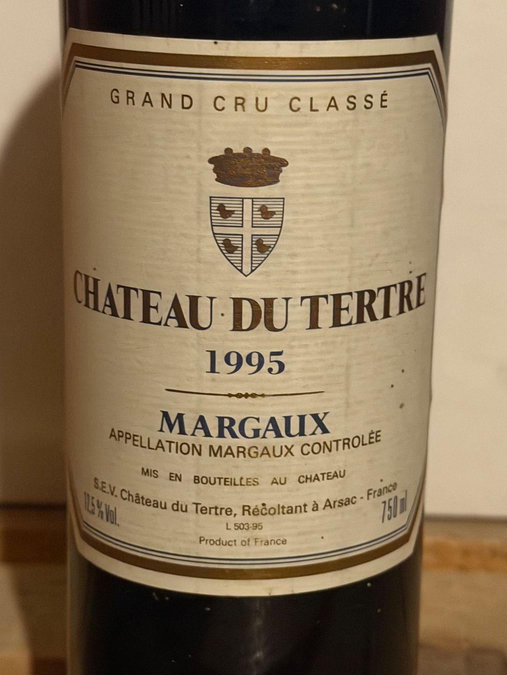 Vino: Château du Tertre 1995 Margaux – Nuovo (secondo la descrizione) da Roche VD venduto da avediscipule 1