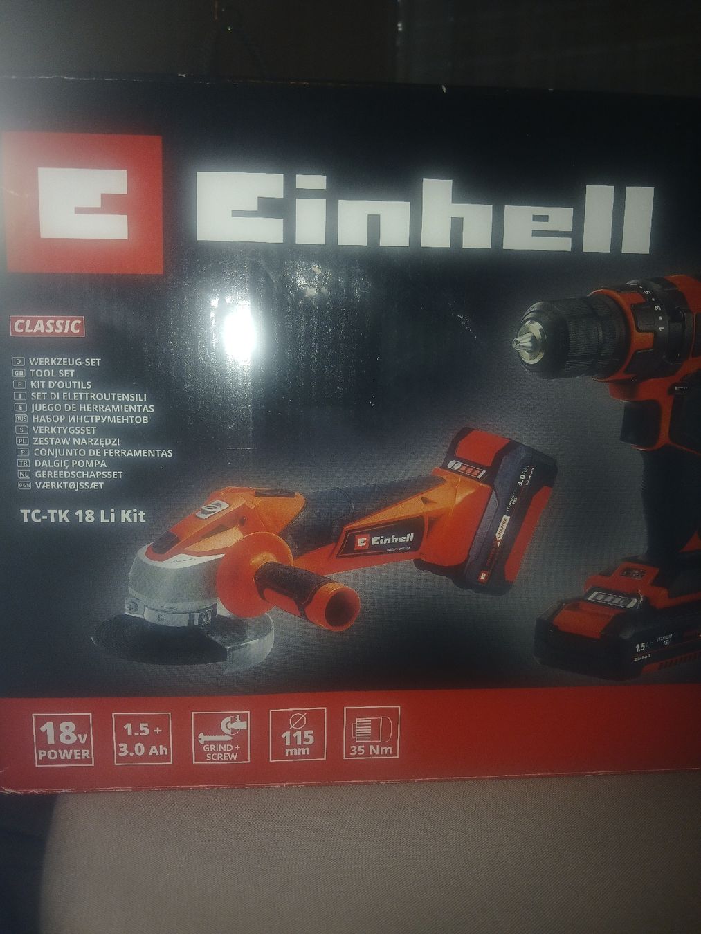 Einhell Perceuses: Einhell TC-TK 18 Li Kit Werkzeugset Akkuschrauber Winkelschl – Neuf avec emballage d'origine à Rothrist par ToniG71 2