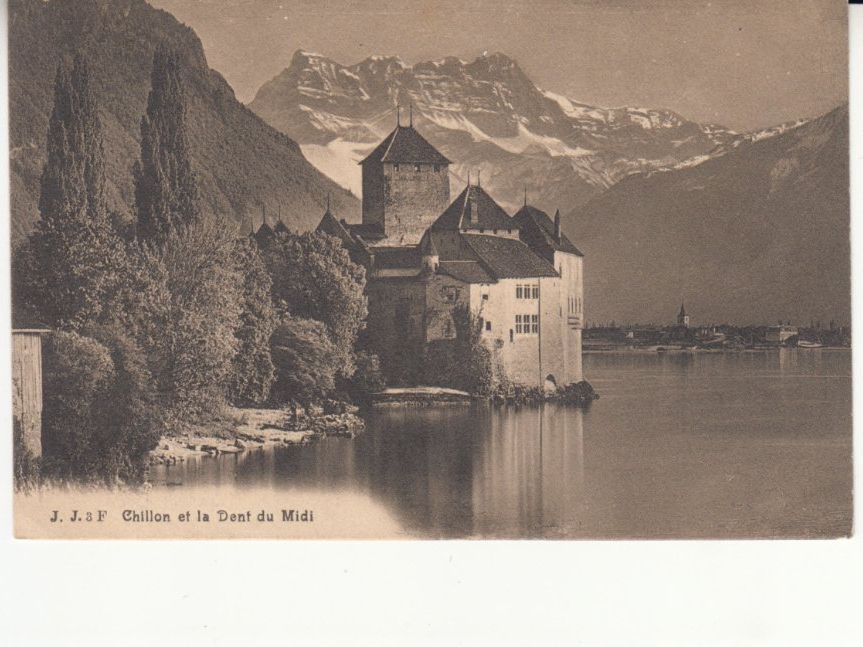 Cartoline postali: Chillon 1914 – Usato da Bürglen TG venduto da StampGraf