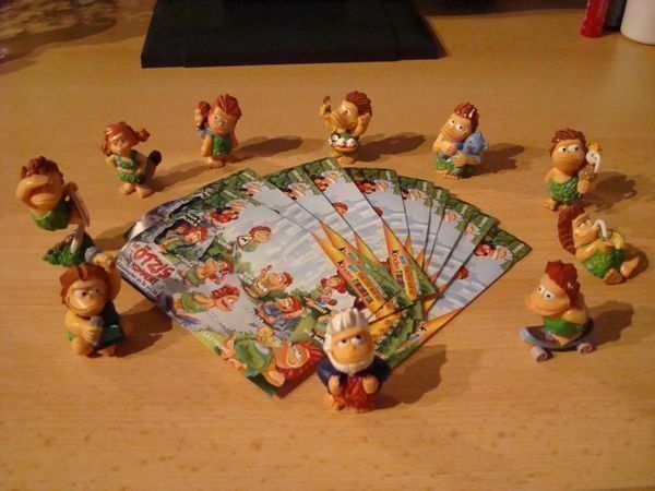 Kinder Überraschung Figuren – Arwen, Elrond Und Baumbart Aus Dem HDR-Kalender 2003