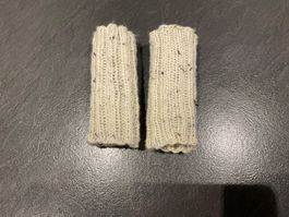 Handgestrickte Pulswärmer- Amedisli beige