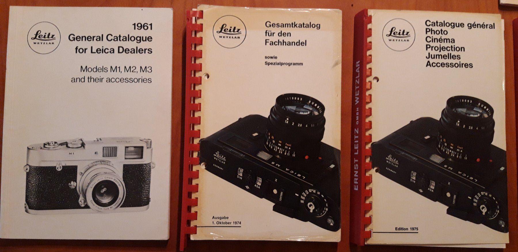 Libri: 9x Leica / Leitz Gesamtkatalog Catalogue General – Usato da Wettingen venduto da brownie14 2