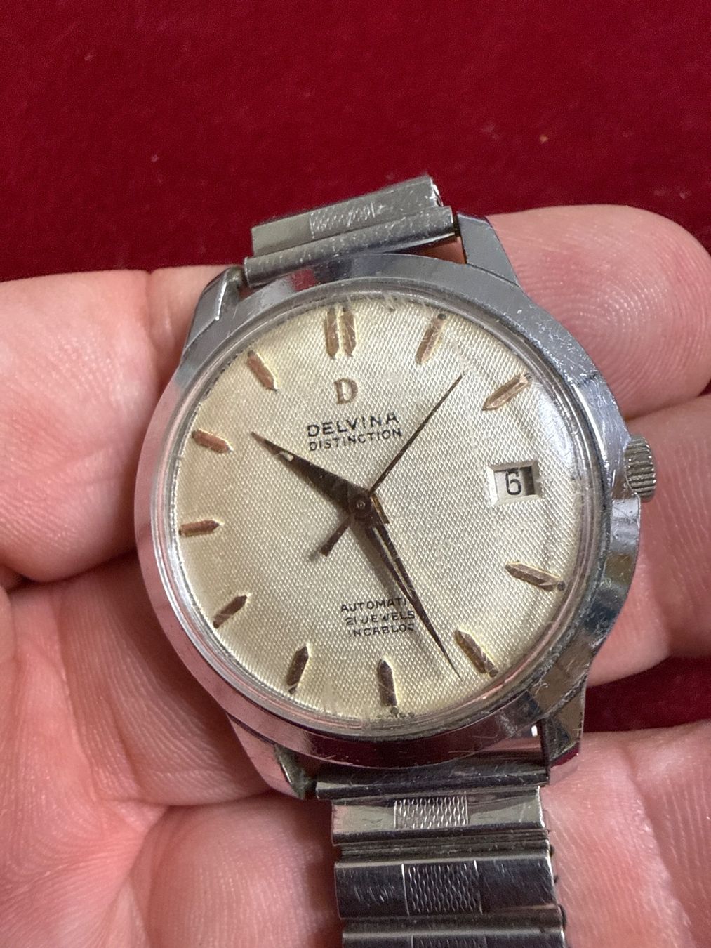 Orologi: Delvina Vintage Automatic 34 mm – Usato da Pfeffingen venduto da Allhandelklgwatches