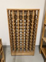 Weinregal aus Holz natur 30x70x130 cm guter Zustand