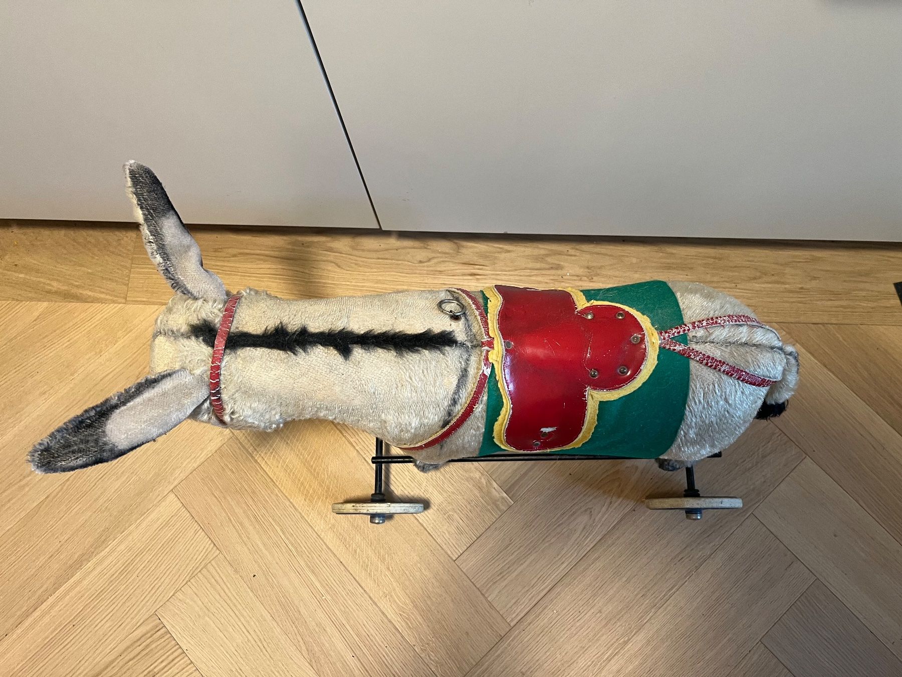 Steiff Spielzeuge: Steiff Rädertier ESEL, Mohair, Stimme, herzig – Gebraucht aus Winkel von Tongabonga 4