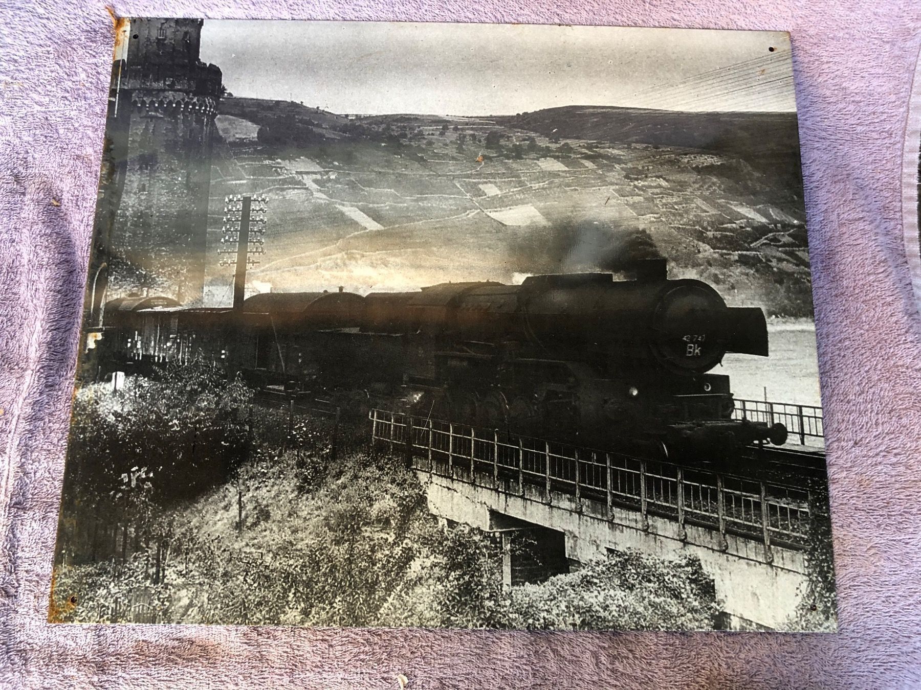 Insegne: Lokomotive Eisenbahn zug Dampf kohle – Nuovo (secondo la descrizione) da Reinach AG venduto da rares75