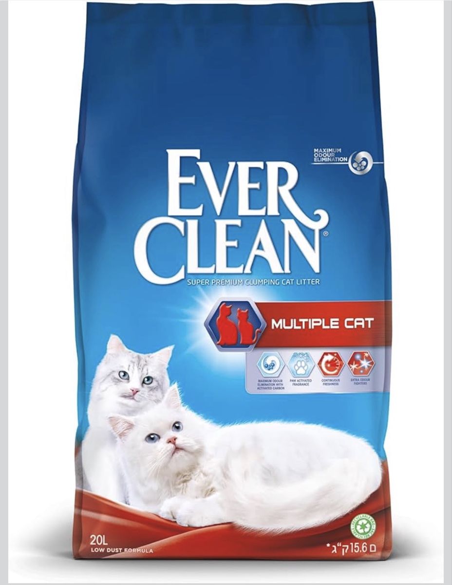 WC: Ever Clean Multiple Cat Katzenstreu 20L klumpend – Neuf avec emballage d'origine à Läufelfingen par flosig