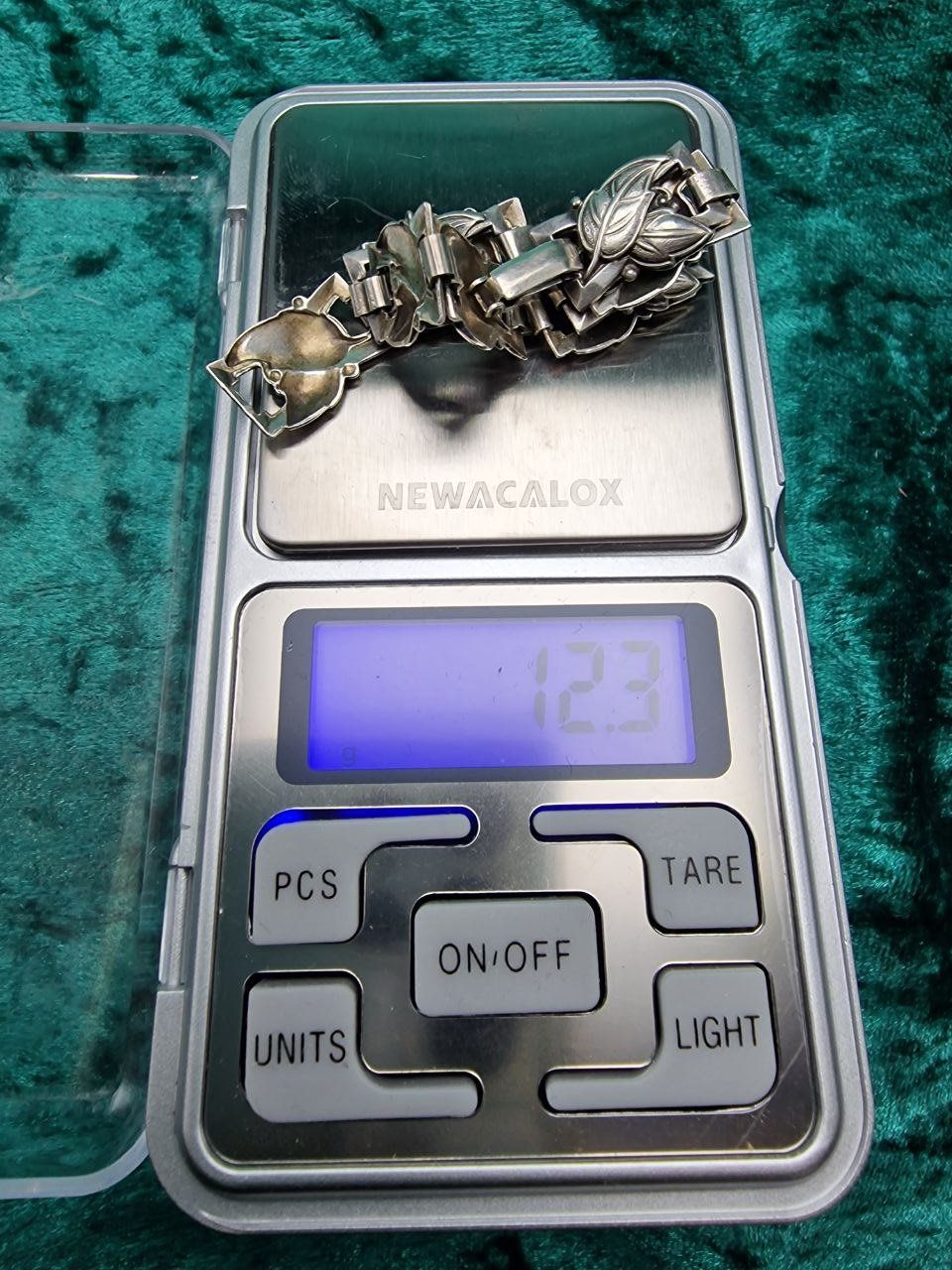 Bracciali & Braccialetti: Gebrauchtes, 0.800 Silber Armband, mit Blättermotiv – Usato da Bassersdorf venduto da antik_leo 5
