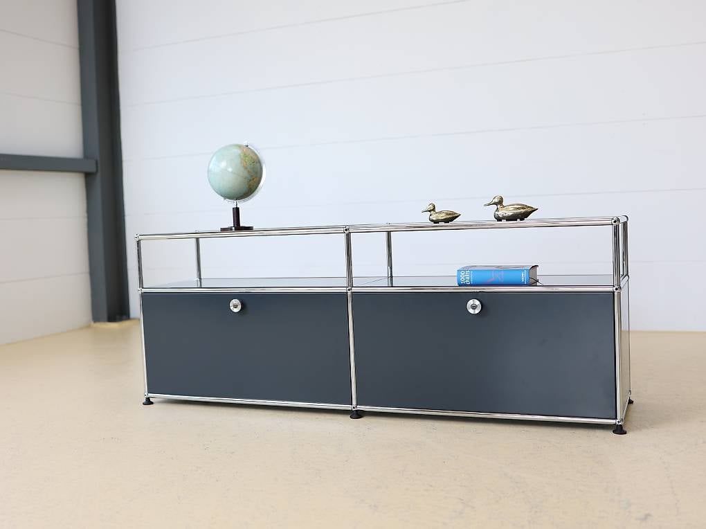 USM Kommoden: USM Haller Lowboard in Anthrazitgrau 2x2 – Gebraucht aus Meinisberg von atelier_TILIJA 6