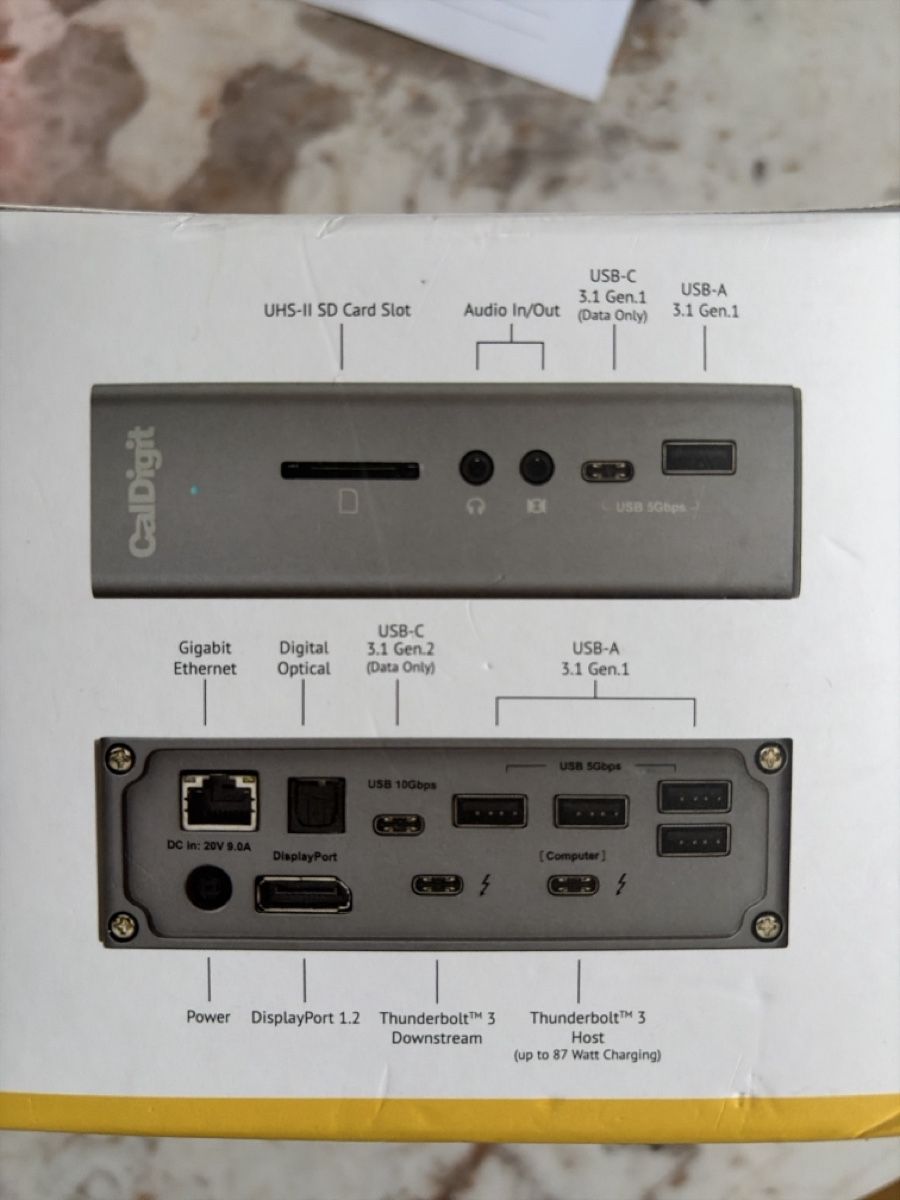 CalDigit Docking station: CalDigit TS3 Plus+ Thunderbolt Dock Station – Nuovo (secondo la descrizione) da Genève venduto da Ricknet 1