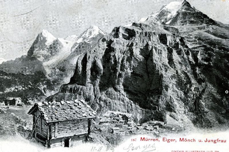 Cartoline postali: Mürren - Alp + 1903 TOP – Usato da Emmenbrücke venduto da teestube