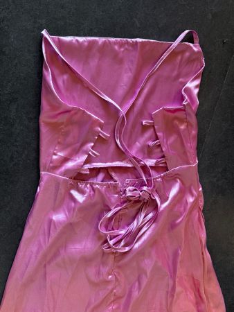 schlichtes, langes Abendkleid, Grösse S, rosa