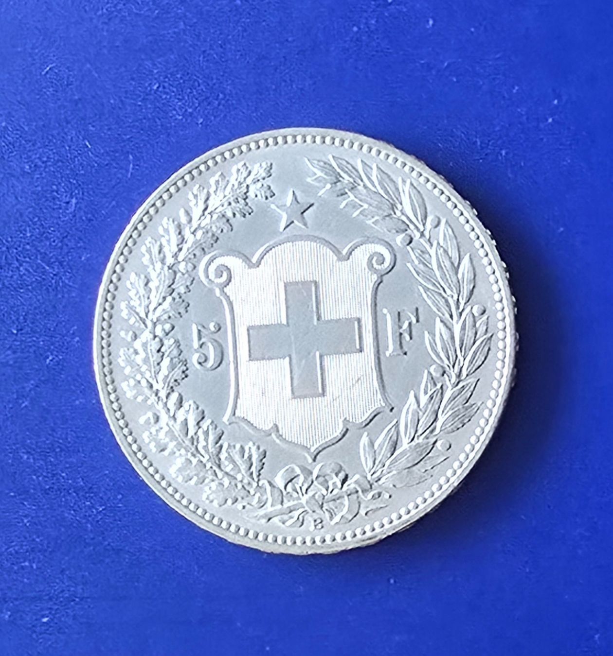 Tutti le monete: Silber Schweiz 5 Fr. 1909 B – Usato da Winterthur venduto da Cruiser3 1