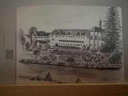 AK mit Bild von Kapuzinerinnen Kloster Notkersegg