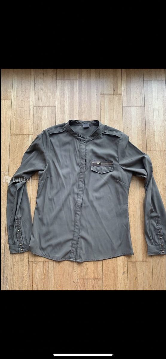 Vero Moda Blusen: Bluse grün – Gebraucht aus Luzern von oli_6x2r