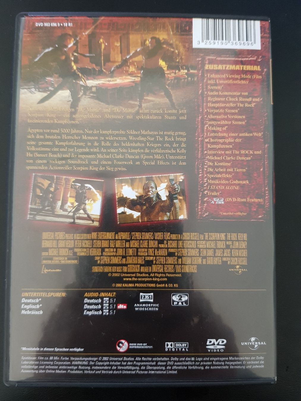 Tutti i DVDs: The Scorpion King – Usato da Frauenfeld venduto da aro_kph8 1