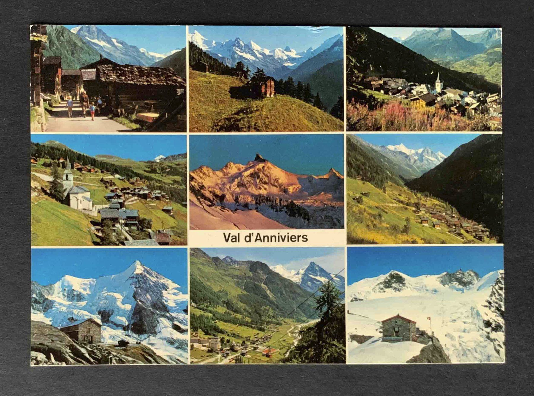 Cartoline postali: AK Val d Anniviers Suisse – Usato da Goldau venduto da artelier1