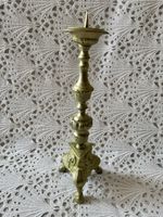 Messing Kerzenständer Verziert Löwenfüsse 42cm 1600