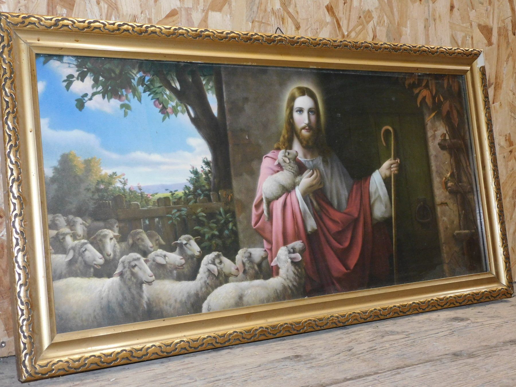 Poster & Bilder: Graphik Religion altes grosses relig. Bild – Gebraucht aus Sursee von 76 3