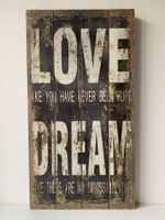 Bild Wandschmuck auf Holz mit „Lebensweisheit“