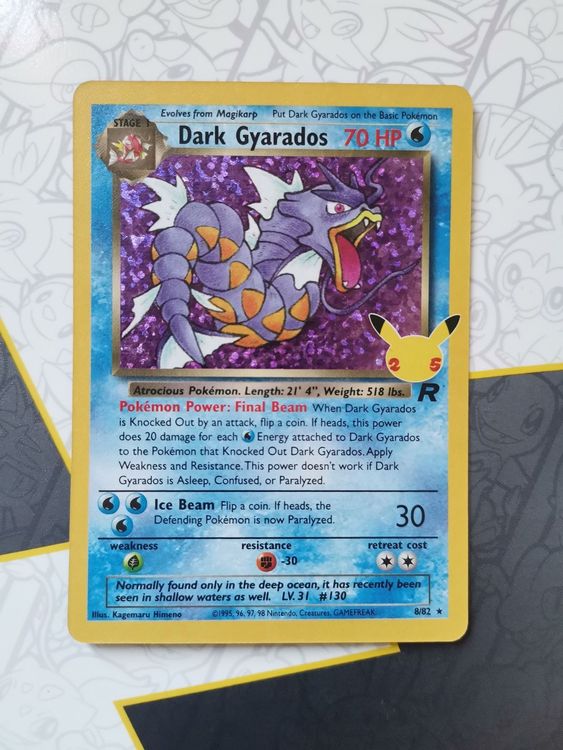 Dark Gyarados holo Pokemon celebration EN Kaufen auf Ricardo