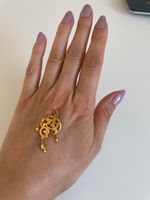 Eleganter echtgold (21 Karat) Halskettenanhänger