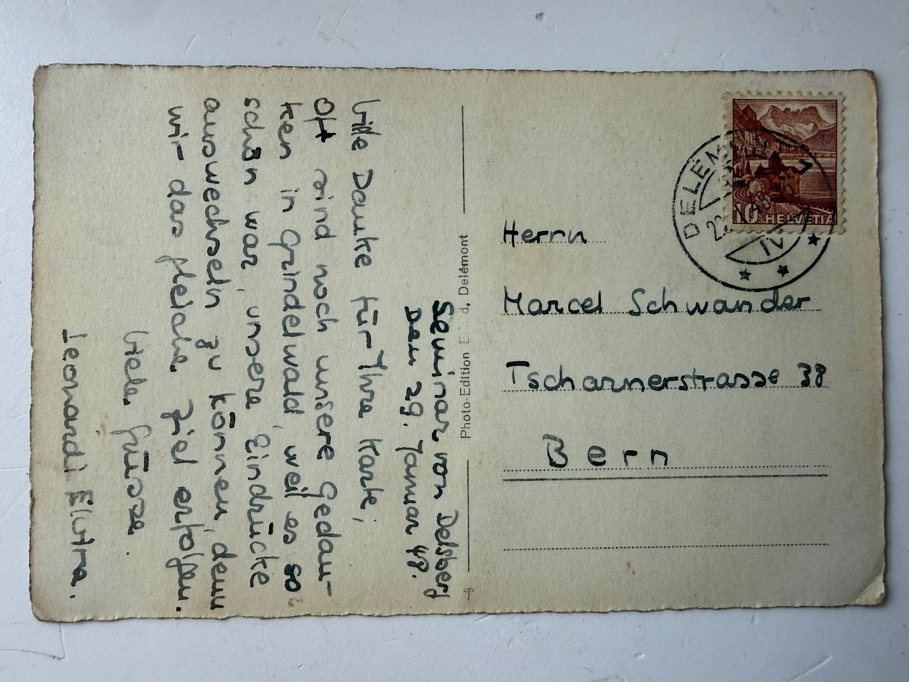 Cartoline postali: AK Delemont – Usato da Zwingen venduto da moje1 2