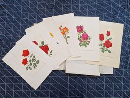 Grosse Mappe mit Drucken - Rosen