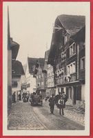 ANDERMATT, BELEBTE STRASSENANSICHT, STRASSE