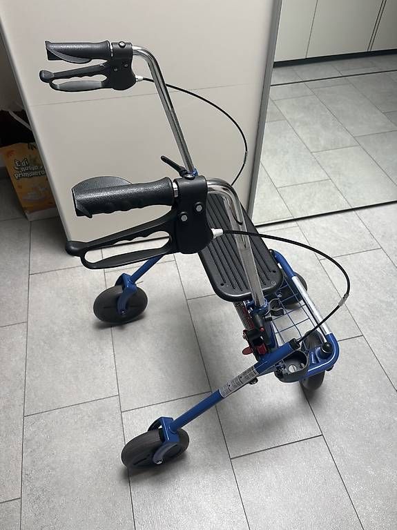 Ausili per la deambulazione: Rollator Stahl blau – Usato da Villars-sur-Glâne venduto da AllisonGina 2