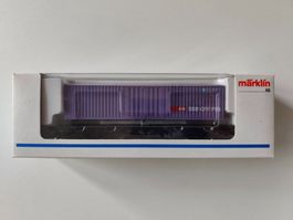 Containerwagen Lila der SBB von Märklin H0, WS, Fabrikneu