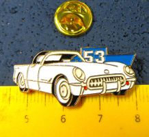 CHEVROLET CORVETTE C1 1953 AUTO PIN GEPRÄGT LIMITIERT