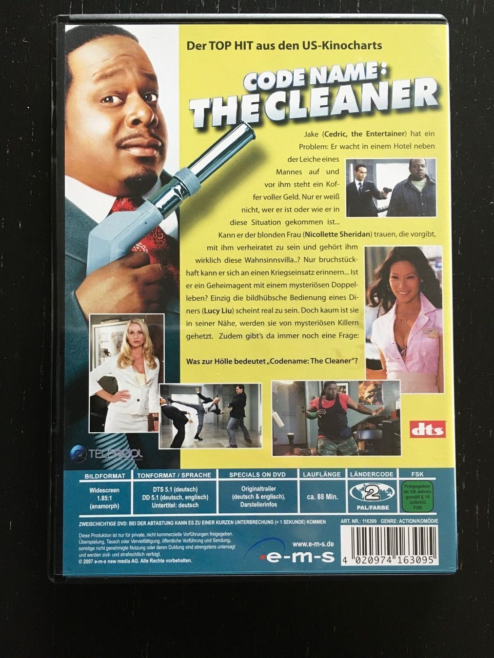 Tutti i DVDs: DVD Codename: The Cleaner – Usato da Regensdorf venduto da scheissspiel 1