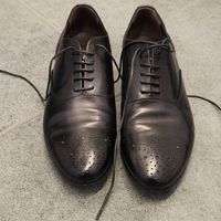 Designer Andy Jllien Leder Anzugsschuhe im Oxfordstil