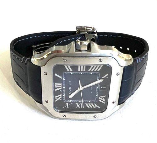 Cartier Orologi: Cartier Santos blue GM - WSSA0071 – Usato da Zürich venduto da juwelier-damken 6