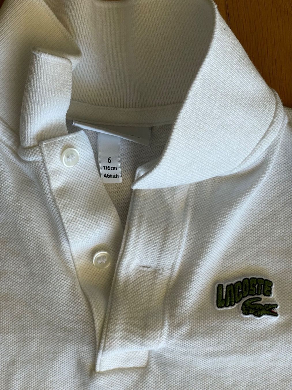 Lacoste Camicie, T-shirt & Polo: Lacoste Poloshirt White Size 6, 116 – Usato da Montagnola venduto da eva_gm6j 1