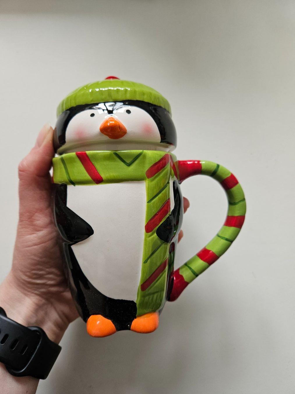 Tassen: Süsse Pinguin-Tasse mit Deckel – Neu (gemäss Beschreibung) aus Schaffhausen von sabrina915