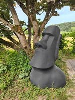 Moai Osterinsel-Kopf XXL (1 Meter hoch)  Stein-Optik
