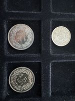 2 x 1 Franken und 1x 1/2 Franken mit Millenium Jahrgang 2000